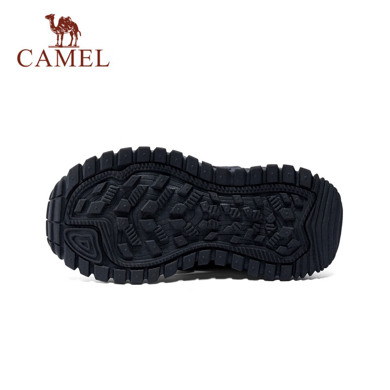 骆驼(CAMEL)夏季新款儿童溯溪包头凉鞋户外青少年透气防滑沙滩鞋男童女童大童 黑绿D66BX64086 34