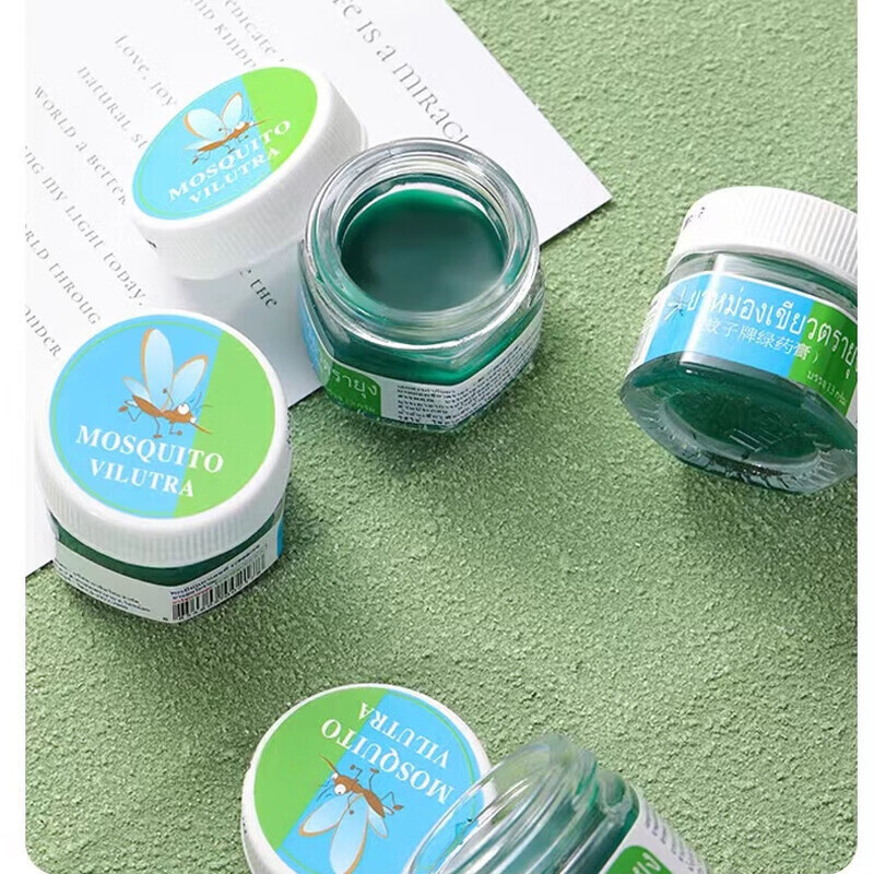 云南白药(YUNNANBAIYAO)【正品保障】蚊子牌绿药膏泰国青草膏驱蚊膏止痒 3瓶 买2送1瓶 【 共3瓶实惠】
