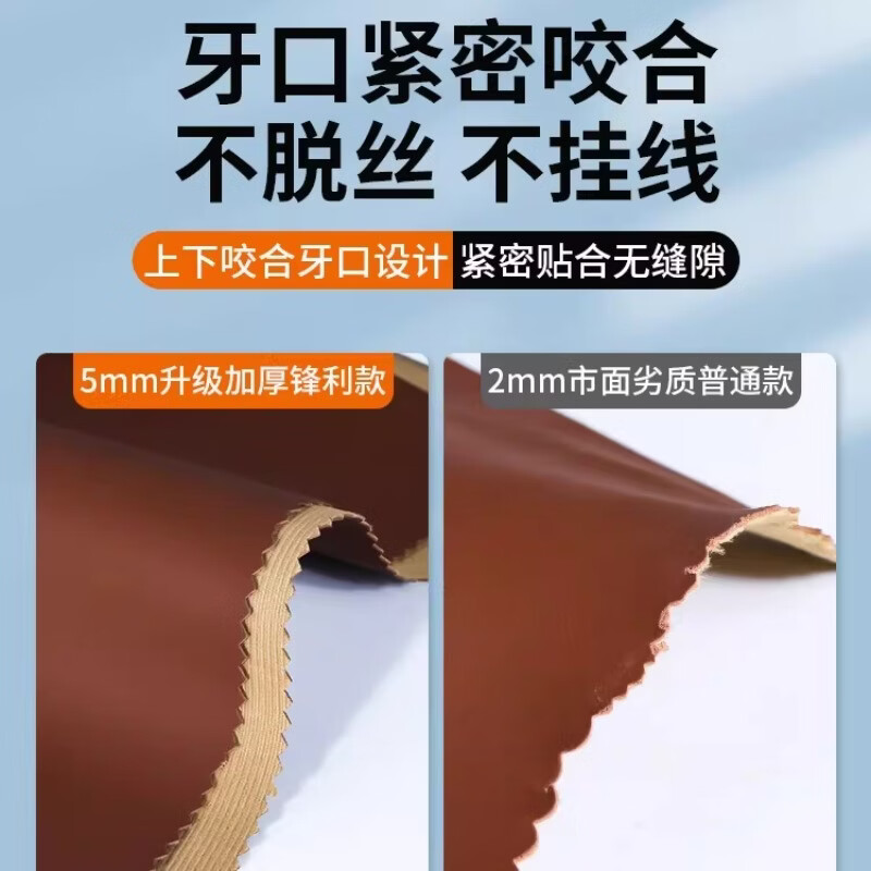 NVE花边剪刀自动锁边剪刀裁缝专用三角波浪剪修牛仔裤脚裁布料封边 【波浪牙 7mm】新升级加厚+专属包装盒