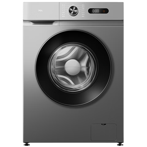 TCL【价保618】升级款抗菌除螨滚筒洗衣机全自动单洗10KG一级能效家用国家补贴京东自营G100L3W-BS
