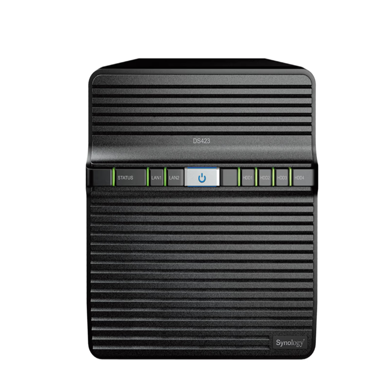 Synology DS423 四核心 4盘位 NAS网络存储 私有云 照片自动备份 文件同步（无内置硬盘）