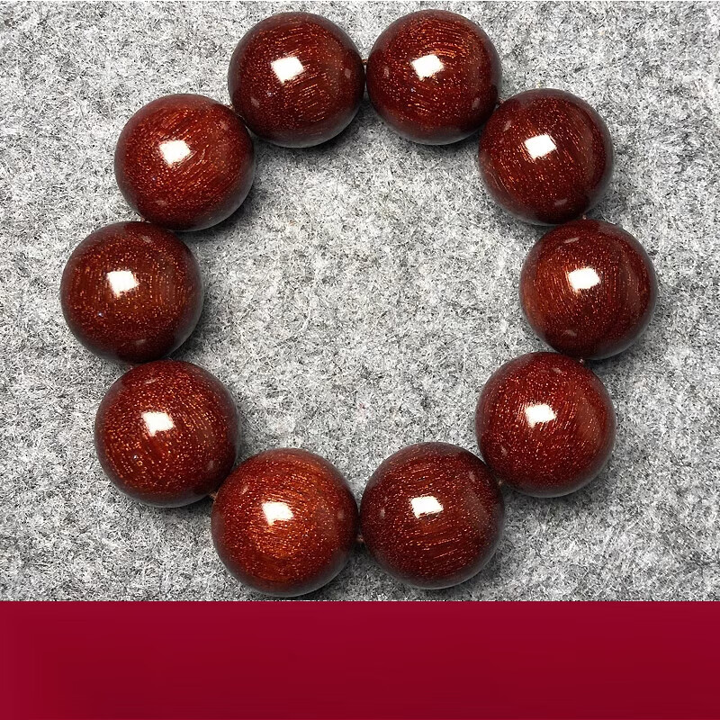 胖东来同款小叶紫檀满金星印度手串男女真品老料文玩檀香木佛珠念 沉水级6mm108颗女款