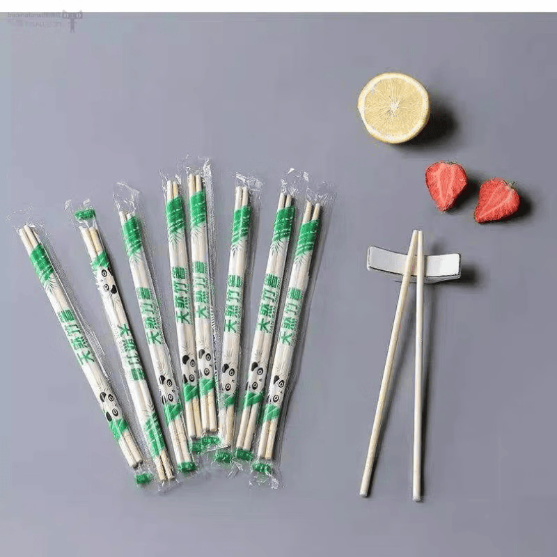 Ka一次性筷子饭店专用竹筷外卖快餐卫生碗筷便宜方便家用餐具快子 一次性圆筷19.5cm 两包3000双