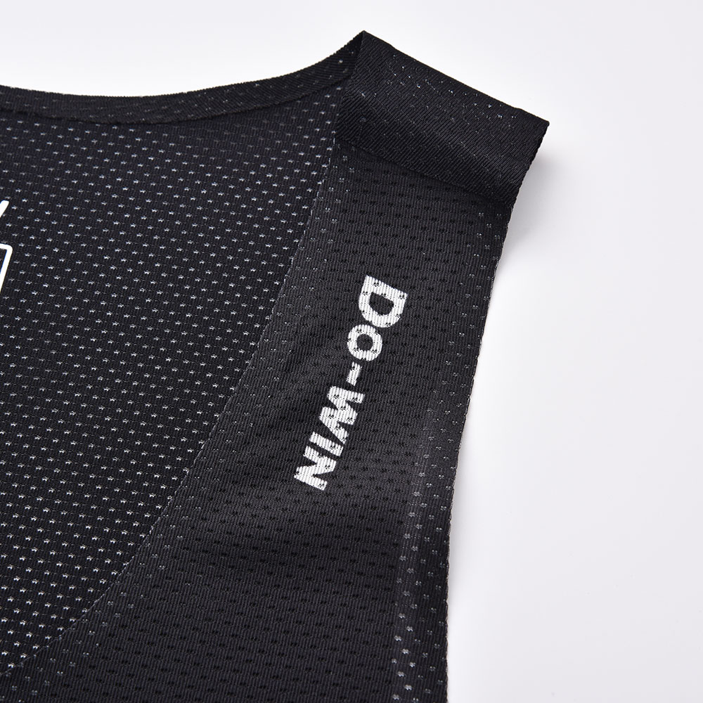 多威（Do-win）【26新品】马拉松背心男士春夏季速干衣运动跑步马甲无袖健身服 2152139C-M/纯黑（男） M