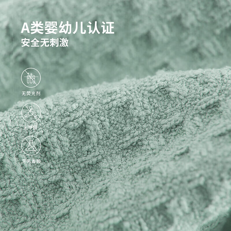 三利干发帽女吸水速干加大加厚浴帽干发巾擦头发毛巾家用 若竹绿mimi