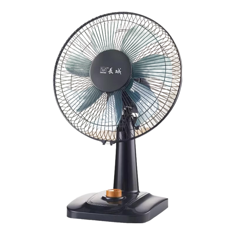 长城台式电风扇家用台扇风扇宿舍卧室台风扇客厅办公室节能省电摇头电扇学生床上 12寸七叶（性价比）三档 FT·30货号12