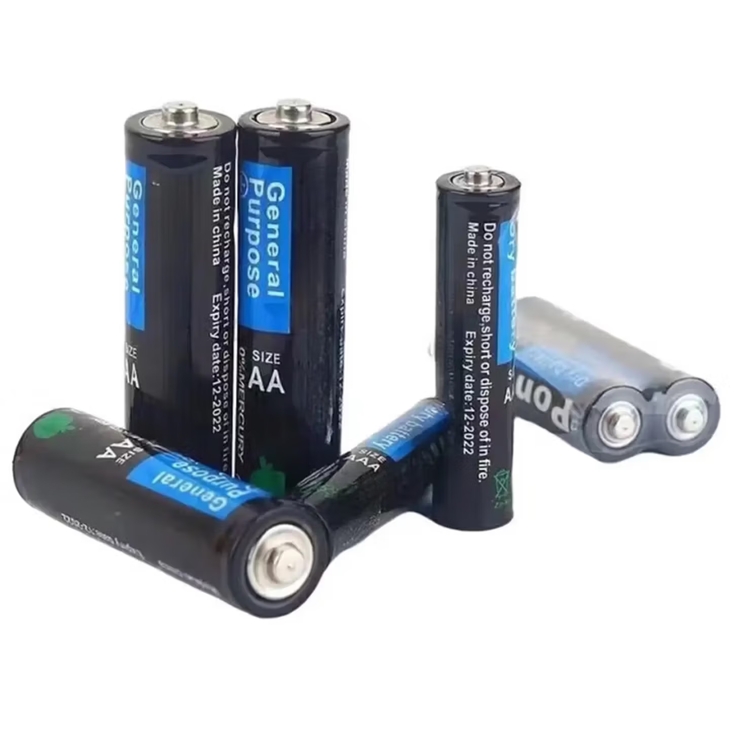 耐牌耐用碳性电池7号5号1.5V遥控器闹钟七号电池 5号12节+7号16节