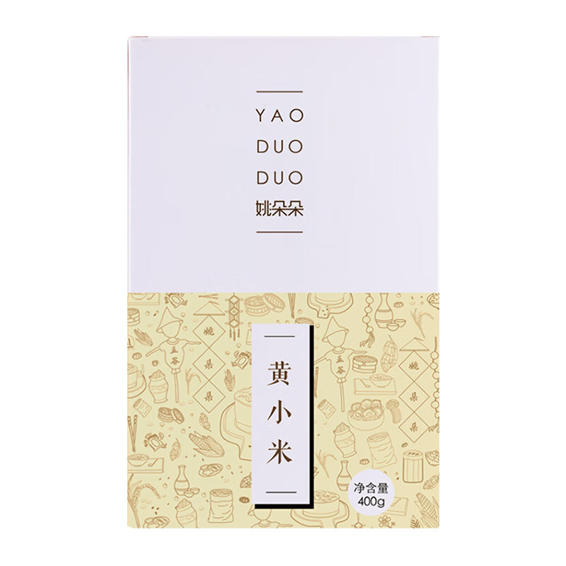 姚朵朵南北干货银耳木耳甜品煲汤白银耳免洗草本银耳 黄小米400克