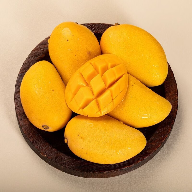 果原力海南小台农芒果新鲜现摘应当季热带水果特产鸡蛋芒 大果（单果100g+） 净重5斤