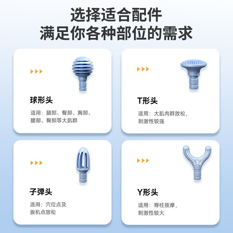 安踏专业级筋膜枪大功率深层肌肉按摩器放松肌膜颈膜枪 便捷深度按摩筋膜枪【小钢炮】