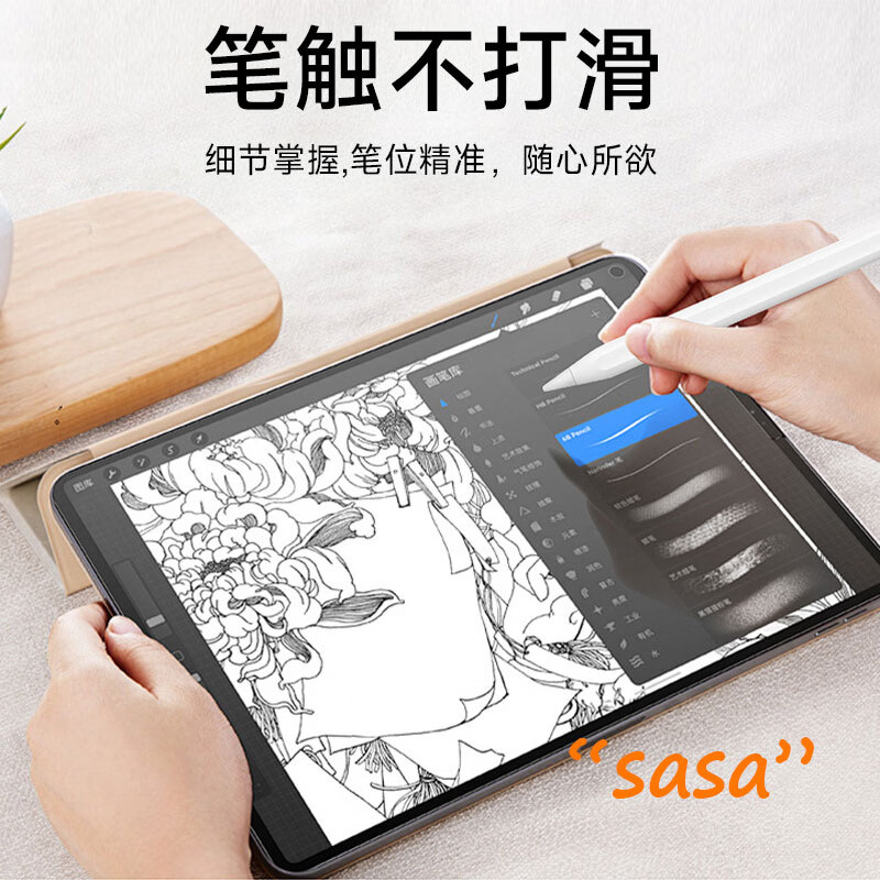 carmor适用小米平板7/6pro 3A类纸膜12.6英寸小米平板5pro钢化膜宣纸11英寸书写绘画防反光平板保护贴膜 【3A类纸膜】超清/抗反光/无倒影 小米平板6SPro(12.4英寸)