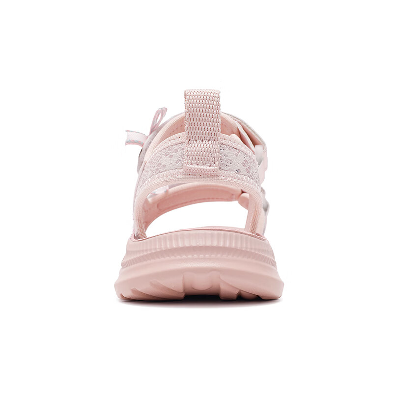 巴布豆（BOBDOG）童鞋儿童运动凉鞋2026夏季新款女孩公主风沙滩鞋女童鞋 樱花粉 28 适合脚长17.3CM