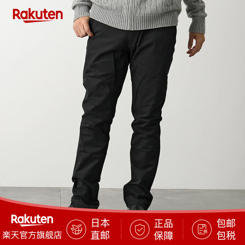 Polo Ralph LaurenPolo Ralph Lauren男士长裤修身直筒弹力裤子710644988 日本直邮 001黑色 28×32