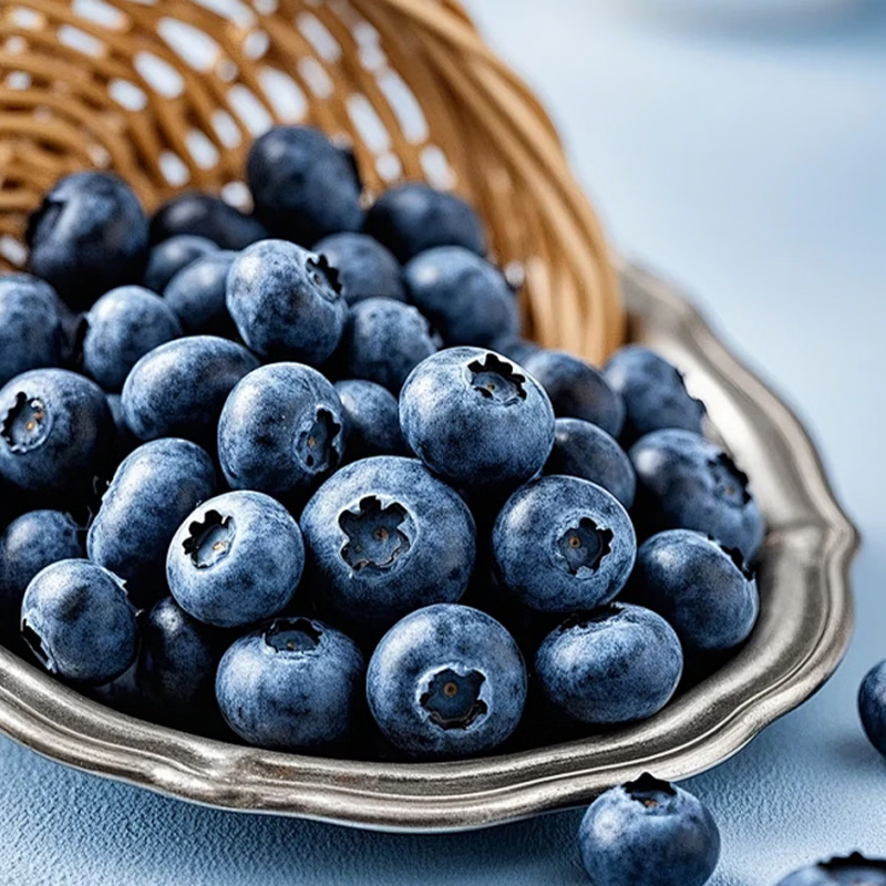 趣尝鲜云南高原应季酸甜蓝莓125g*6盒单果18mm+源头直发 一件包邮