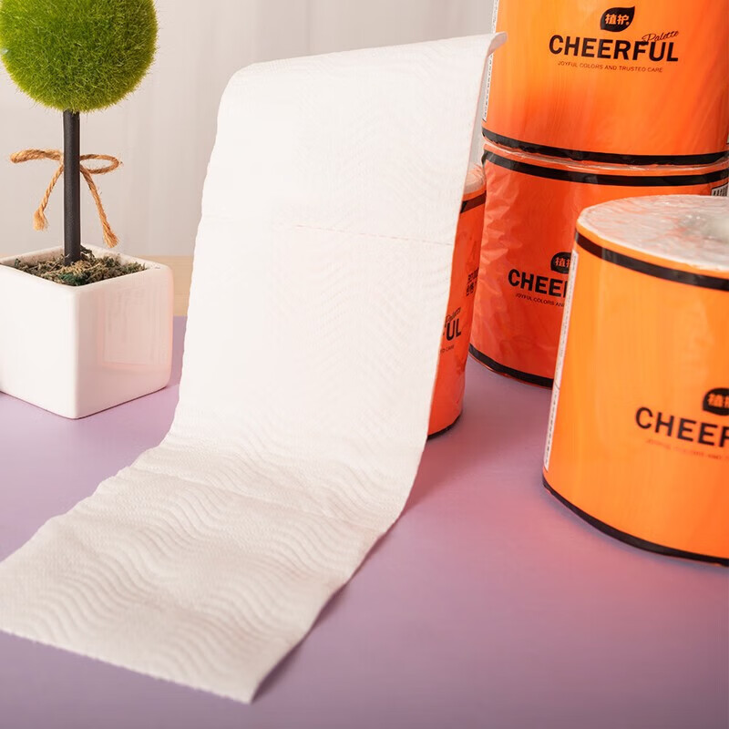 植护气垫柔有芯卷纸5层125克*12卷整箱厕所纸卷筒纸巾卫生纸家用装 5层 125g/卷*12卷