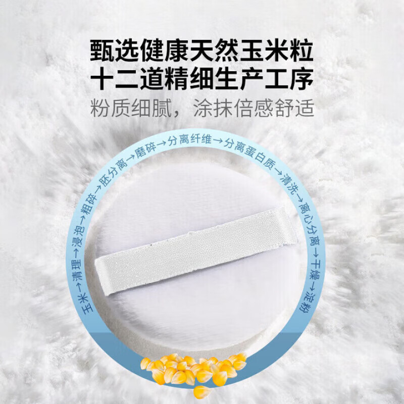 AILUKI日本男士成人爽身粉不含滑石粉私处腋下阴囊潮湿痱子止痒干爽吸汗 爽身粉1盒装