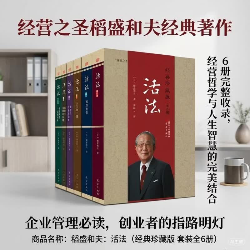 稻盛和夫：活法（经典珍藏版 套装全6册）