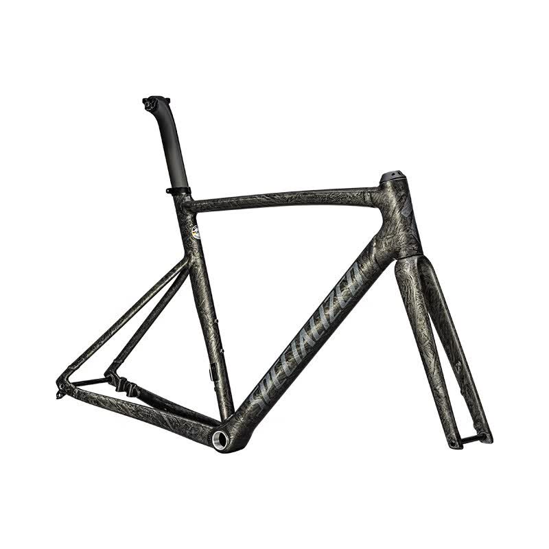 闪电（SPECIALIZED）ALLEZ SPRINT 铝合金气动碟刹公路自行车车架组 木炭灰_缎面雾色 56