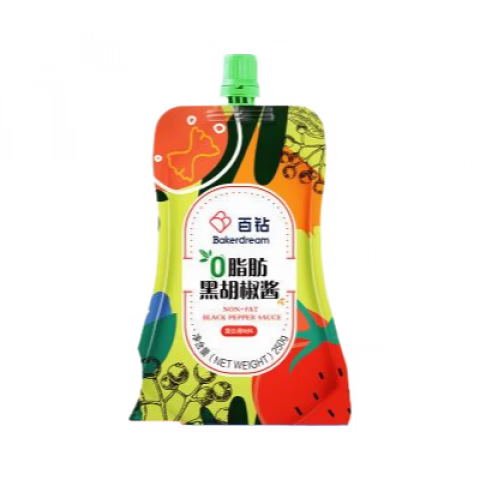 百鉆0脂肪黑胡椒醬家用意大利面牛排專用黑椒汁烤肉沙拉拌面調(diào)味 【組合】黑胡椒醬1袋+意面100g