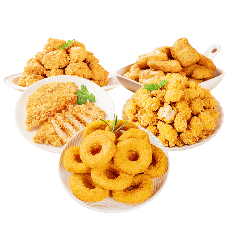 皇家小虎炸鸡小食礼盒2.92kg 空气炸锅半成品 端午礼盒送礼 源头直发