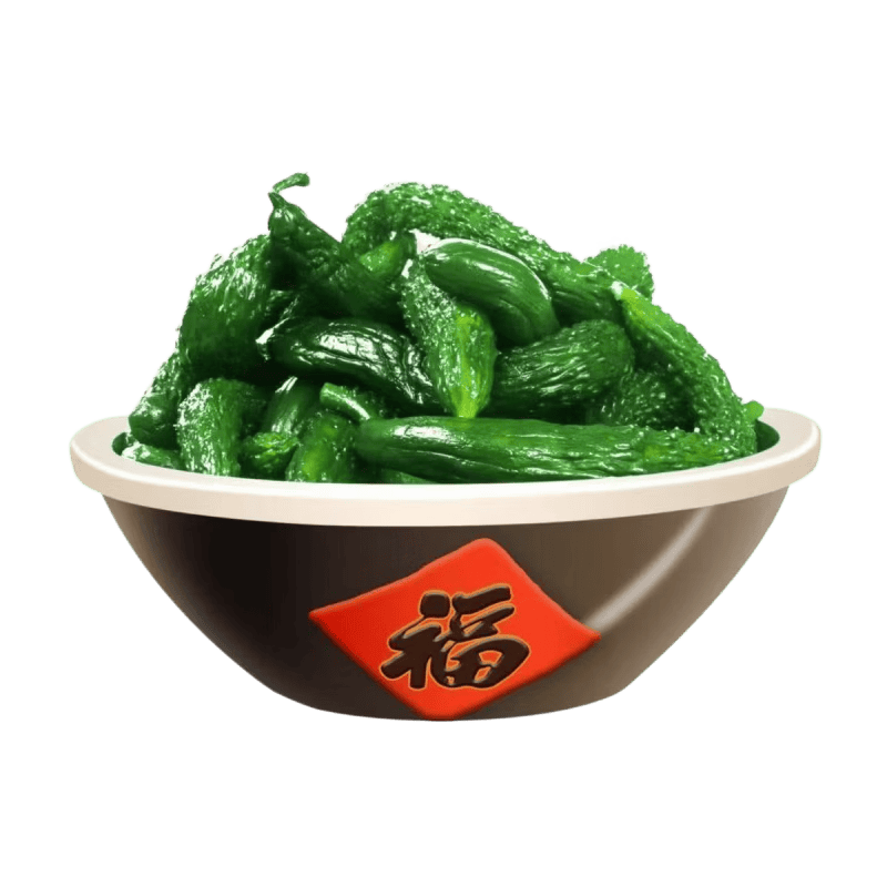 脆爽盐渍小黄瓜开胃小菜解腻酱菜爽口下饭菜500g/袋 盐渍小黄瓜500g 2袋净重2斤