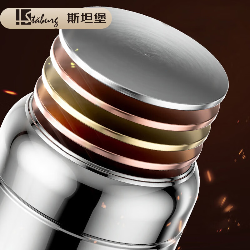 STABURG智能定时不锈钢蒸锅三层加厚复底家用蒸笼蒸屉电磁炉燃气通用 智能定时/预防干烧/食品级不锈钢 3层 28cm