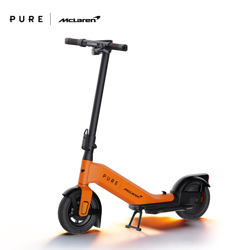 佩尚PURE x McLAREN合作款电动滑板车兰多诺里斯同款迈凯伦限量发售款 PURE x McLAREN 木瓜橙