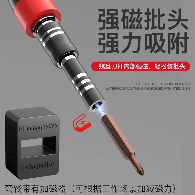 德力西电气(DELIXI ELECTRIC)螺丝刀套装多功能带磁吸批头家用精密维修拆机工具组合套装工具 德力西电气-145合一(S2+CR-V材质)送辅助8件套