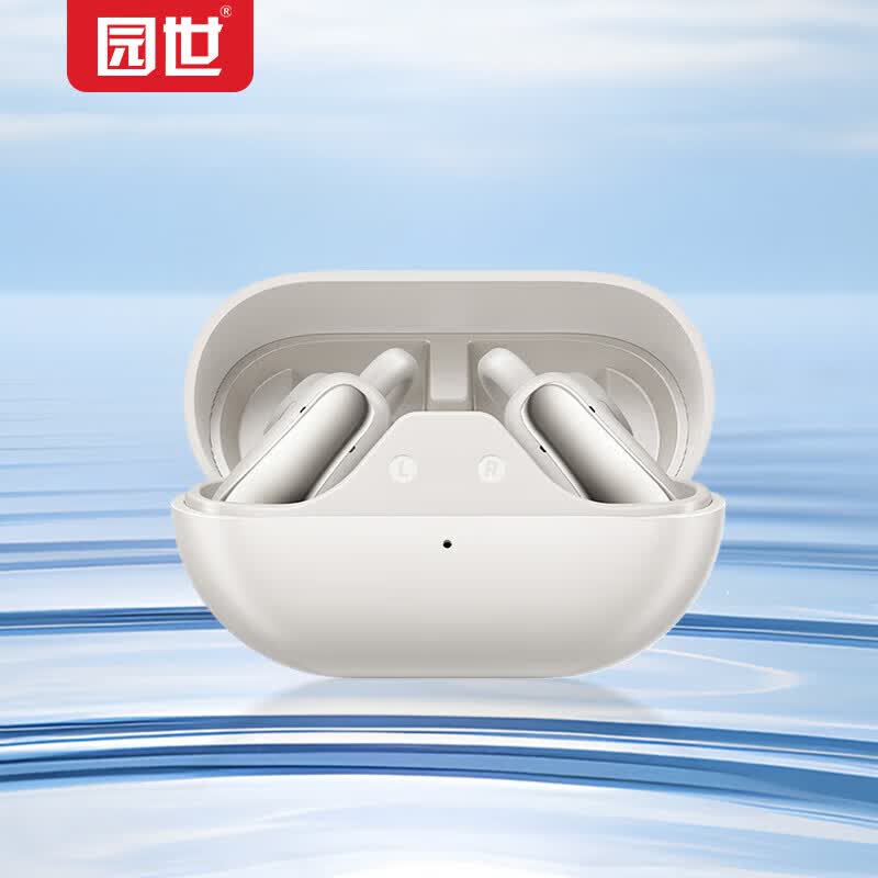 园世W3 耳夹式蓝牙耳机 开放式不入耳无线耳机 跑步运动游戏通话降噪 沉浸空间音频丨智能防漏音丨W3