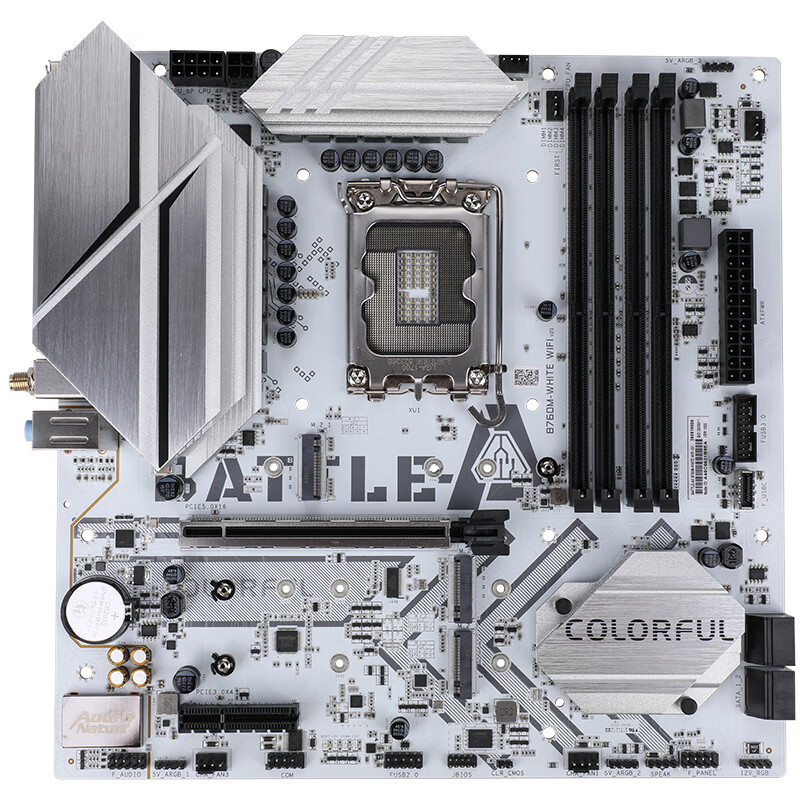 七彩虹 BATTLE-AX B760M-WHITE WIFI V21 冷钢DDR4 图 7