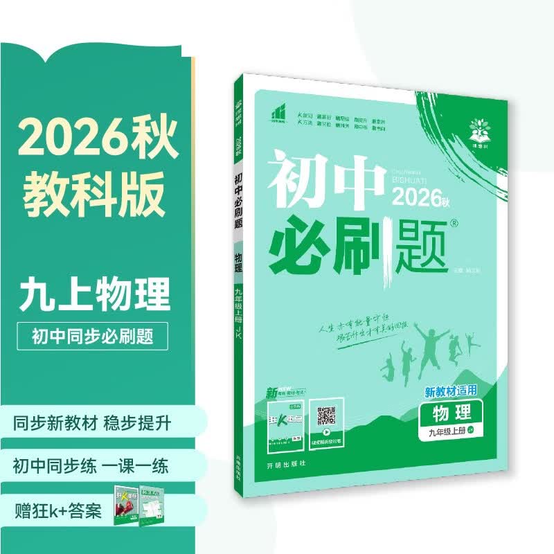 2027初中必刷题 物理九年级上册 教科版 初三同步练习一课一练教材全解随堂笔记天天练