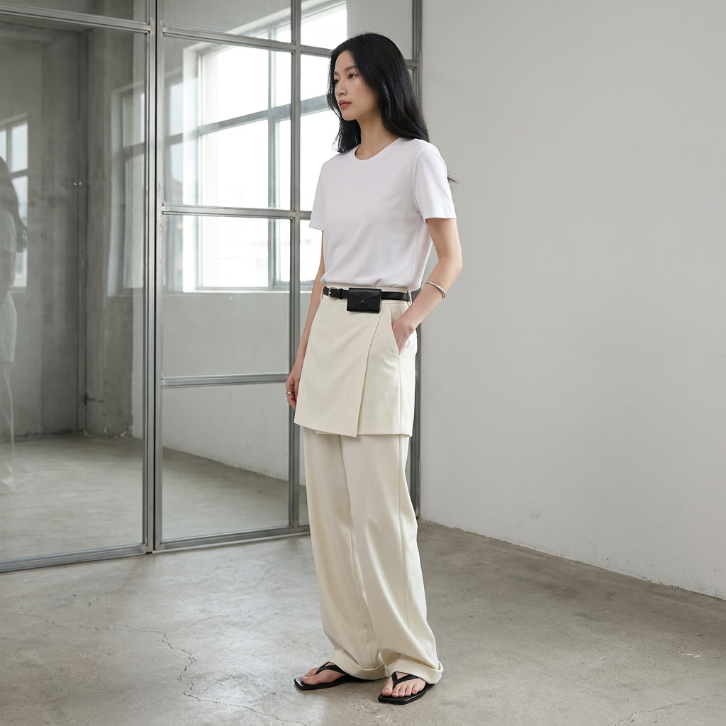 【源头直采】短袖t恤女天丝圆领 经典黑 L 80-115