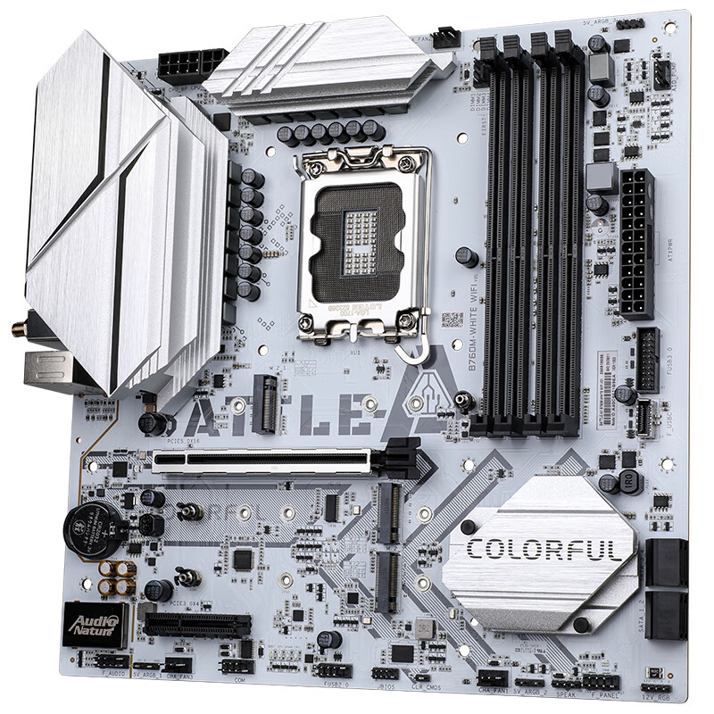 七彩虹 BATTLE-AX B760M-WHITE WIFI V21 冷钢DDR4 图 6