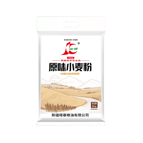 金龙鱼喀春原味小麦粉10斤 新疆面粉 喀什原产 中国小麦发源地 5kg