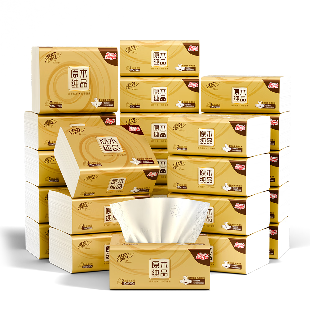 ����ֽ ��װ����3��120��*24�� ��ʪˮ ֽ�� ����ֽ���ֽ ����ֽ�� 37.9Ԫ