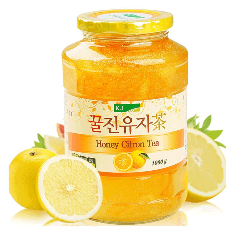 蜂蜜柚子茶1000g韩国进口冲饮果味茶水果茶冲调饮料 柚子味