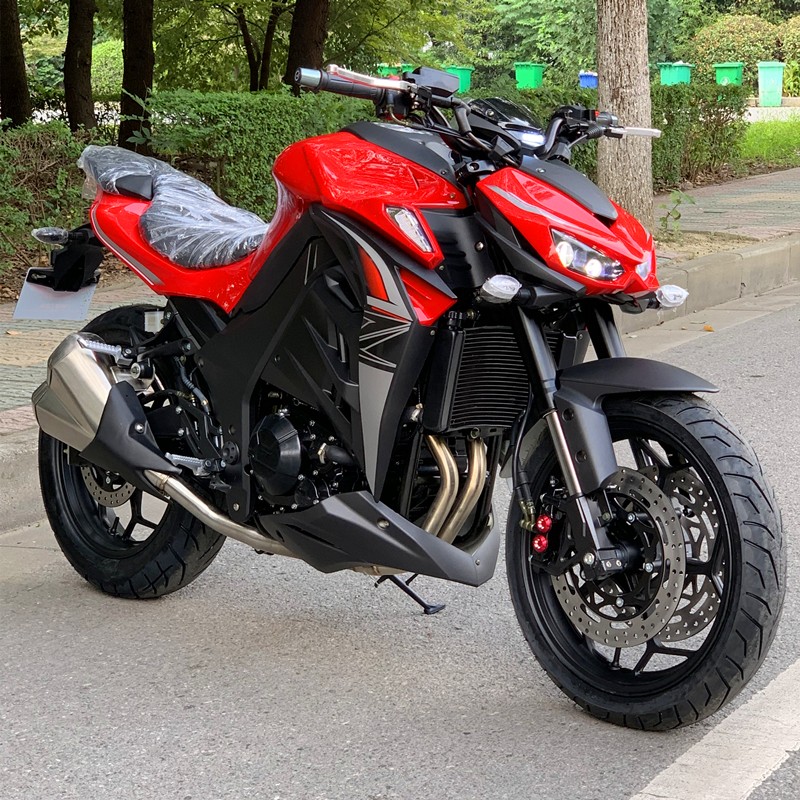 喜力摩托(hirlee)国产n19大蟒蛇摩托车跑车电喷重型机车街车趴赛公路