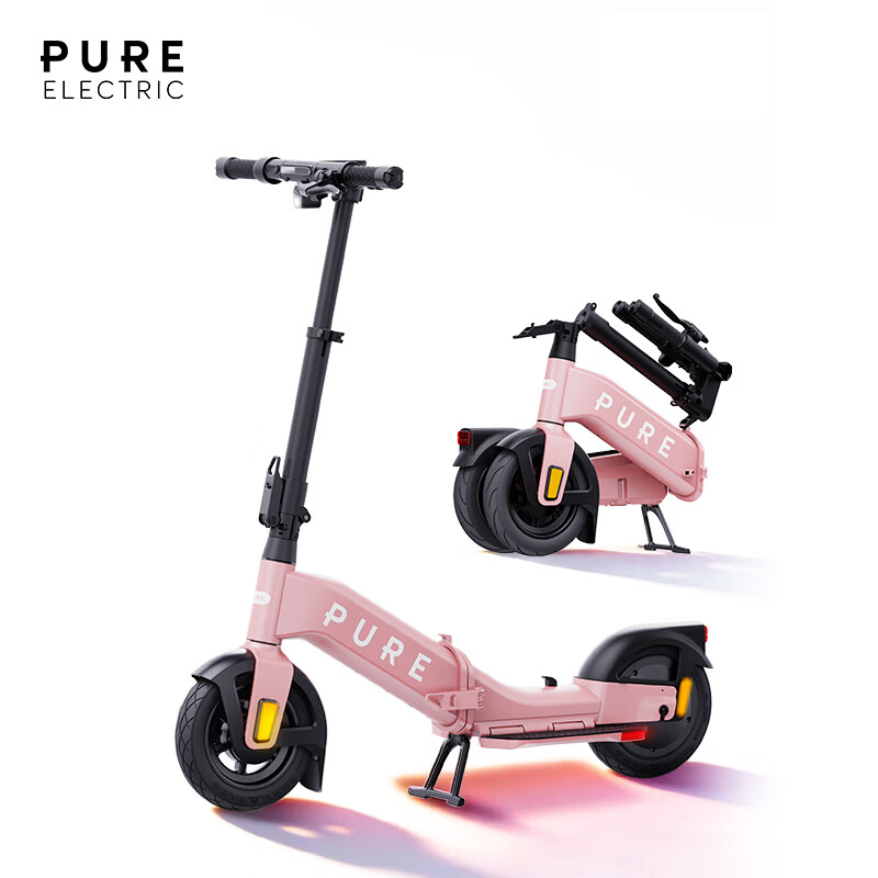 佩尚Pure Electric电动滑板车成人二轮折叠电动车小型轻便迷你代步车 Pure Advance Flex 芭蕾粉