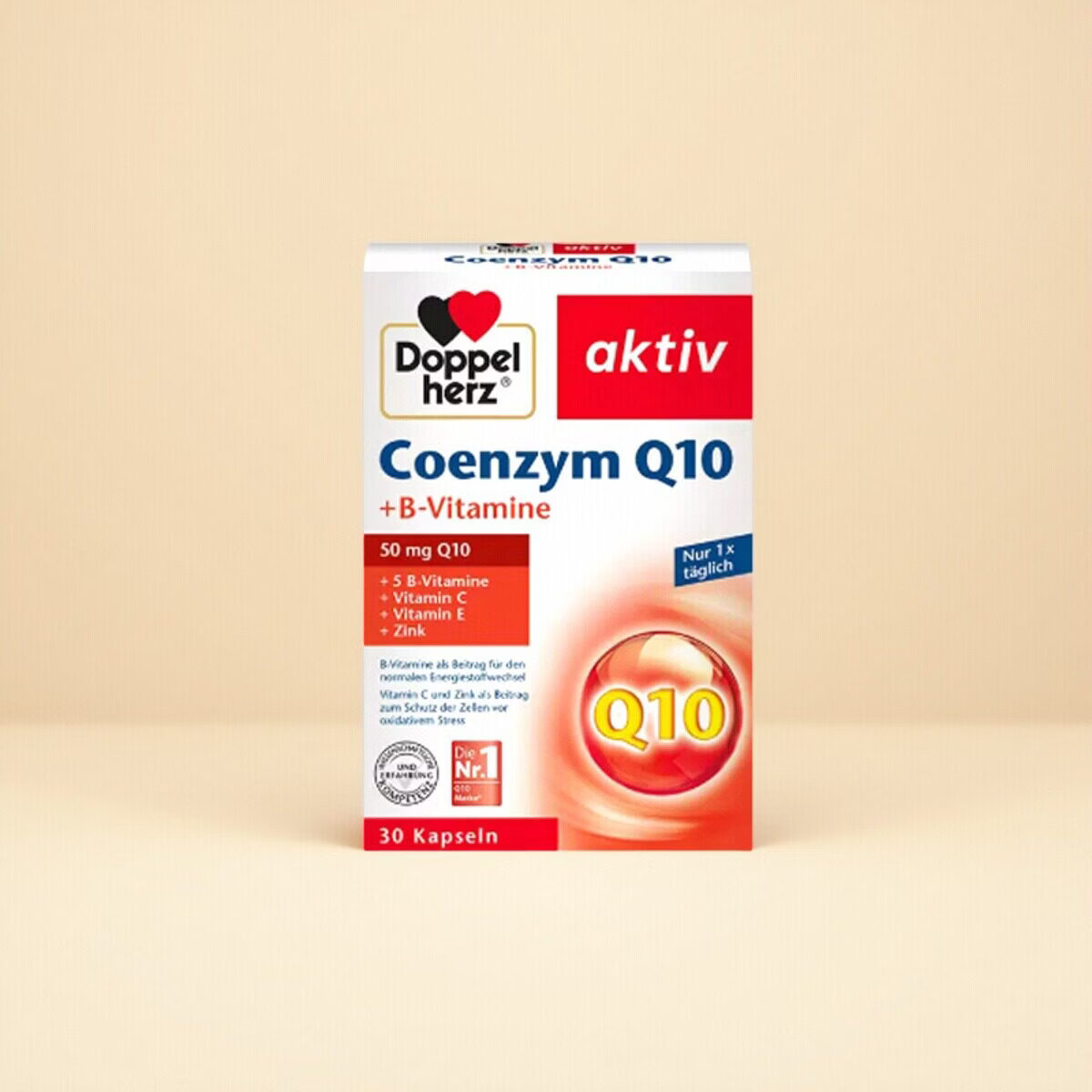 德国辅酶q10软胶囊50mg心脏保健品呵护血管远离心慌保健品