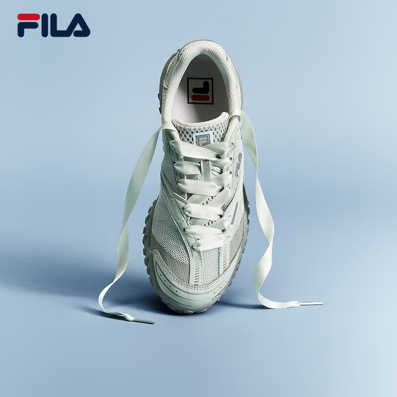 斐乐（FILA）跳跳鞋2代韩素希同款女鞋老爹鞋芭蕾鞋薄底鞋2026新款运动休闲鞋 淡水色绿/阴影绿-DA 36.5