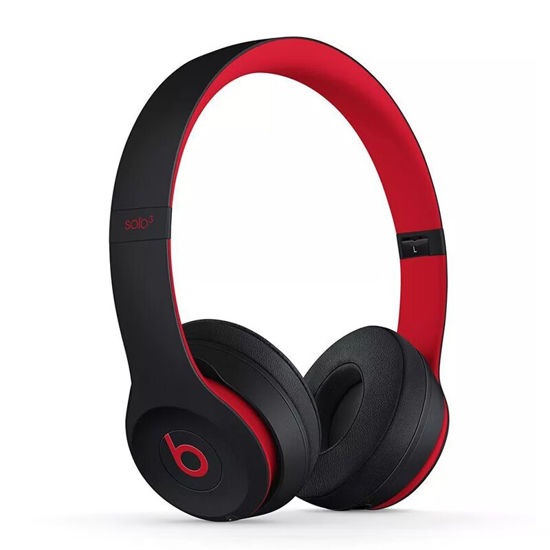 Beats Solo3 Wireless头戴式无线蓝牙耳机Studio3Pro魔音降噪录音师3运动耳麦 全新未拆封Solo3黑红 官方标配
