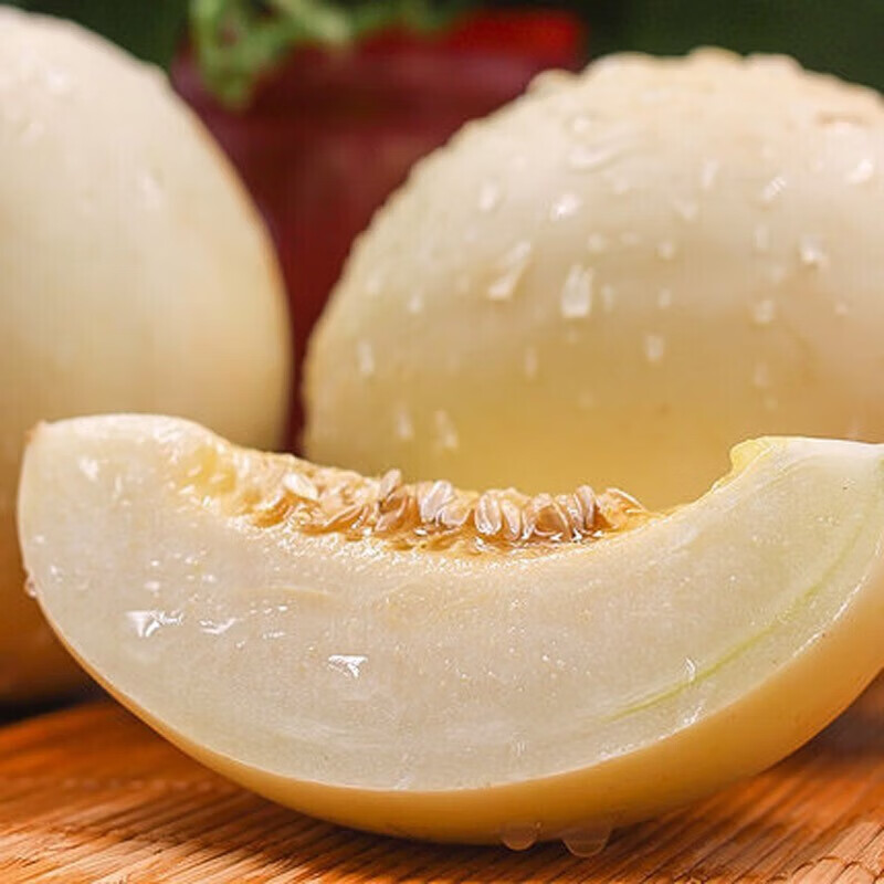 京典光年陕西阎良甜瓜 产地直发头茬现摘香瓜应季时令水果生鲜 【商超品质】净重4.5-5斤彩箱装