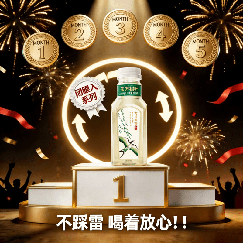 东方树叶【2026春限定】东方树叶明前龙井新茶335ml清明前采摘新茶茶饮料 龙井新茶335ml*15瓶【整箱限定】