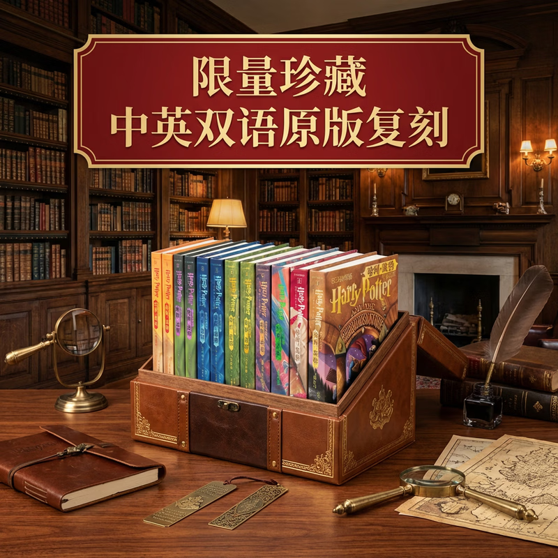 【礼盒装】哈利波特 英汉对照版 全套11册无删减 JK罗琳著 魔法石密室囚徒火焰杯凤凰社混血王子死亡圣器 原版中英双语版书 七年级推荐阅读书目 暑期阅读课外书自主阅读寒暑假读物 哈利·波特 英汉对照版