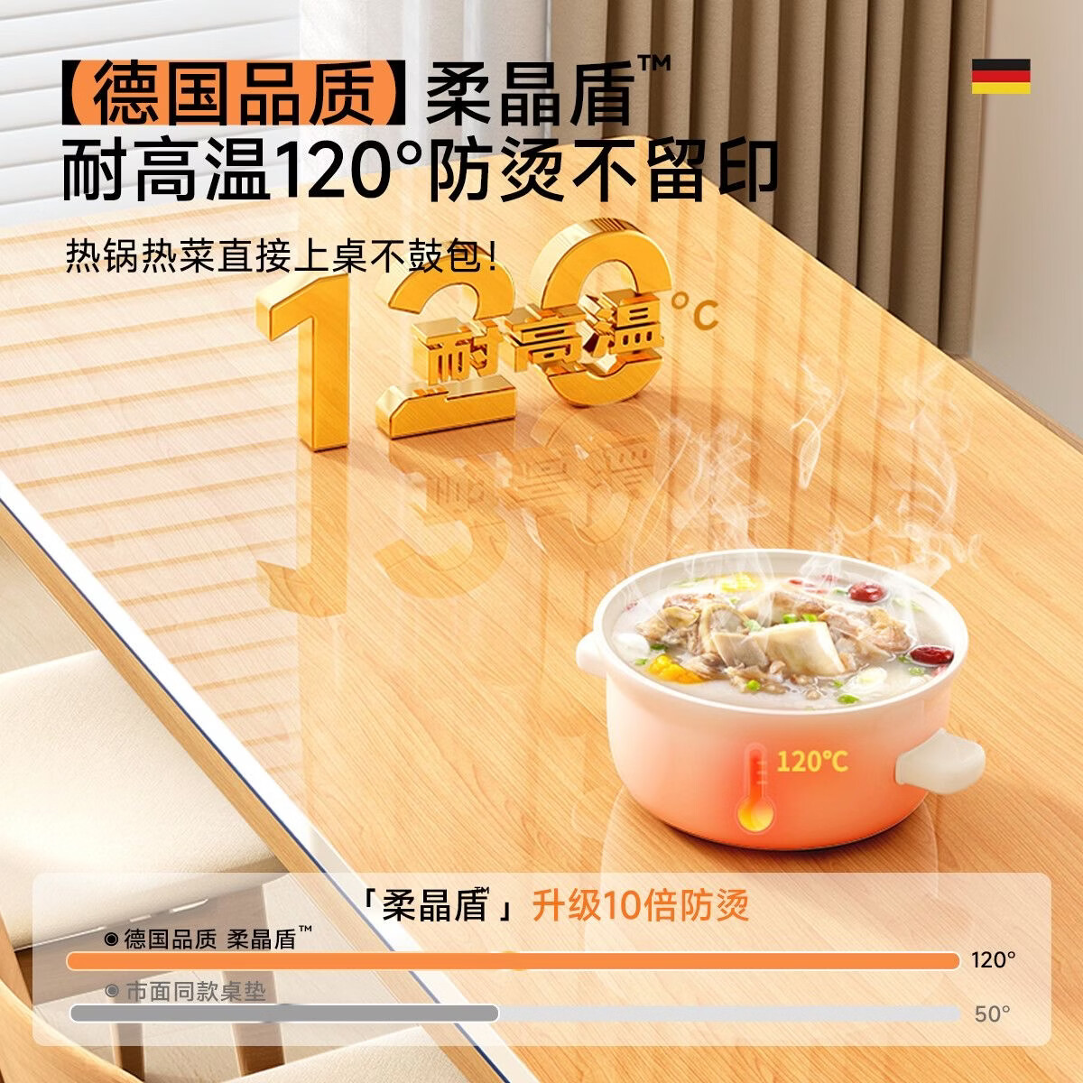 珍妃;JASFEEL透明桌垫PVC软玻璃防水防油防烫餐桌垫免洗桌布茶几垫桌面保护垫 【磨砂5.0-厚1.6mm】10年内发黄免费换 80*140cm【无味食品级10倍抗发黄】
