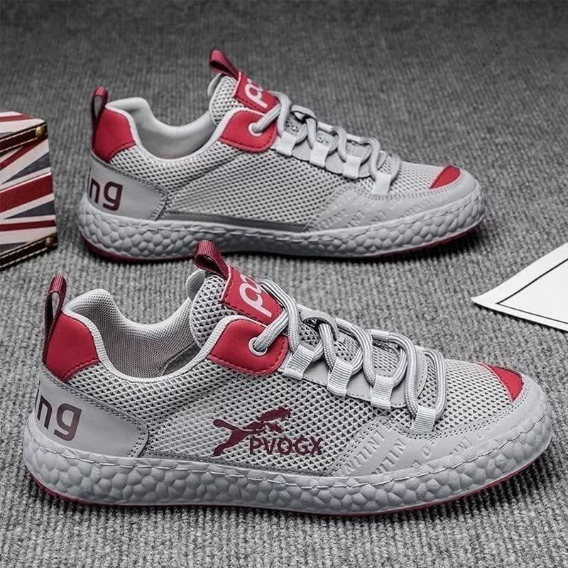 爆款男鞋2026阿甘鞋新款潮流板鞋男士软底开车鞋运动休闲鞋子DJ 灰色 40