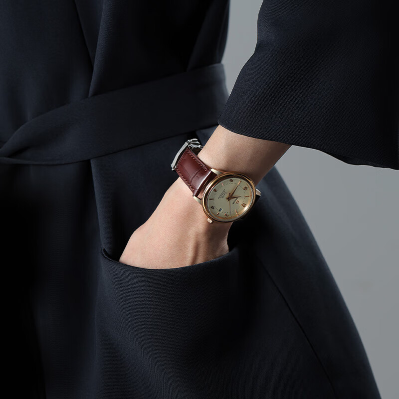 积优(JEAYOU)欧米茄表带蝶飞优原装鳄鱼皮手表带真皮优原厂男士适用海马300超霸海马150新碟飞欧米伽女款omega 蓝色【折叠扣款】 20mm 玫金折叠扣