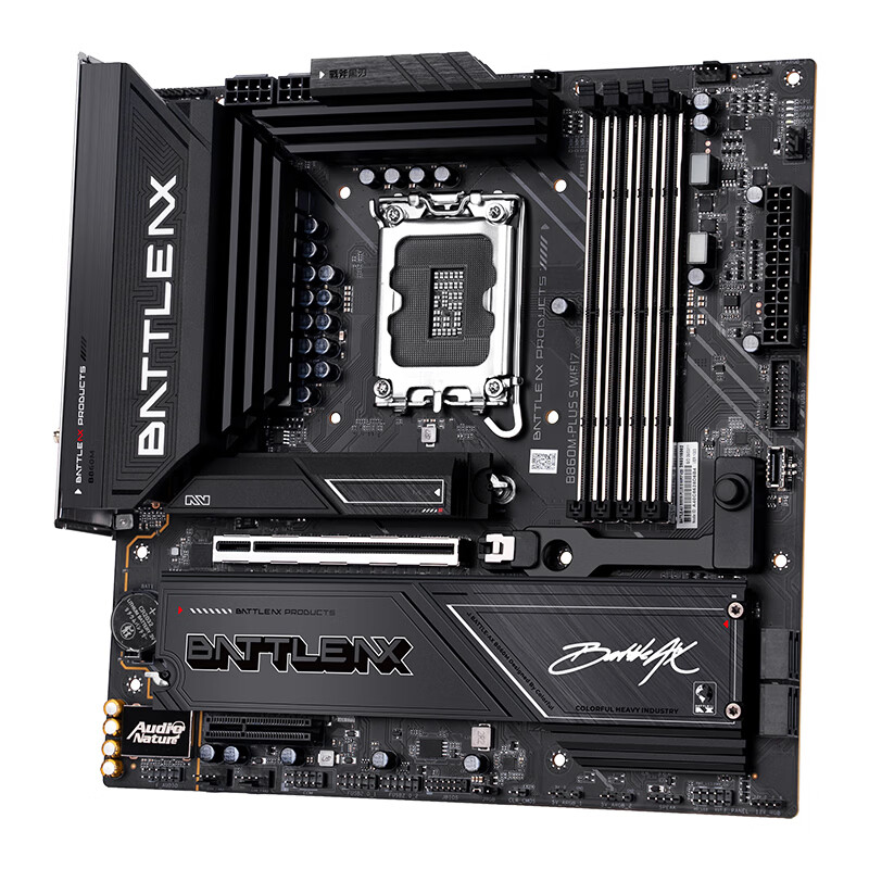 七彩虹 BATTLE-AX B860M-PLUS S WIFI7 V20超级黑刃DDR5 图 7