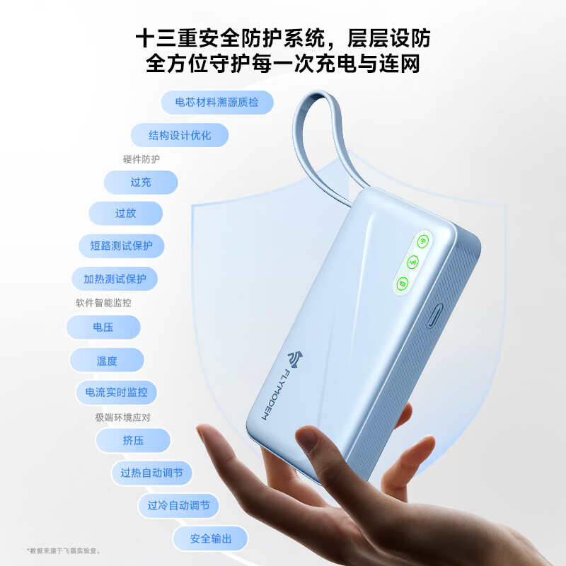飞猫M6【无月租0预存】4G无线网移动随身wifi2026款充电宝二合一免插卡wifi6无线流量双网通车载户外 飞猫M6