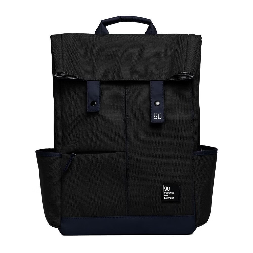 学院包双肩包男女活力休闲校园学院风上班通勤大容量电脑背包 黑色